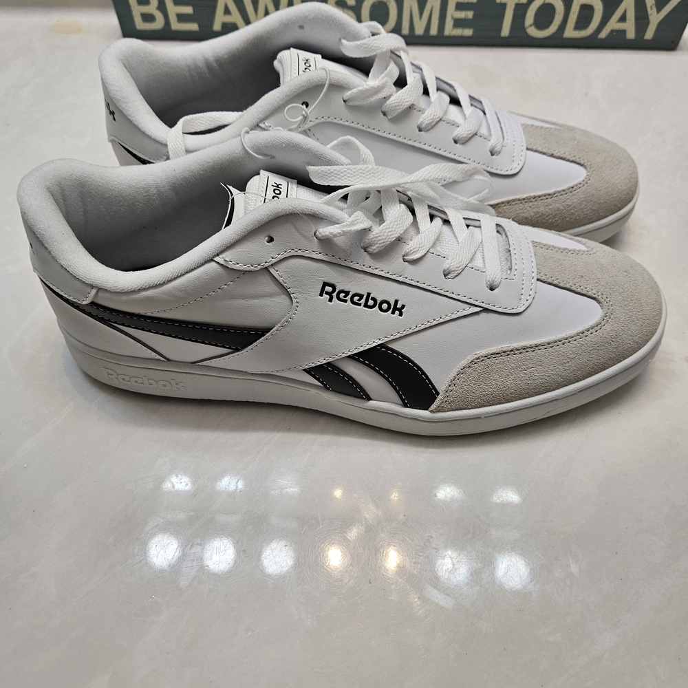 Reebok White and Black Athletic Shoes